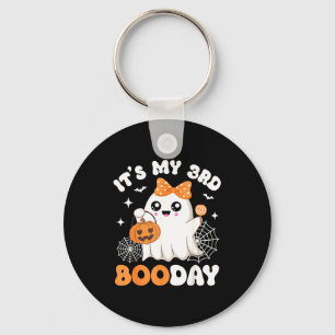 Llavero Es mi tercer día de Boo, divertido fantasma de Hal