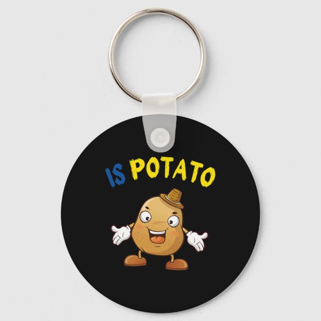 Llavero Es Patata Divertido Ucrania Chiste Apoya Ucrania E (Anverso)