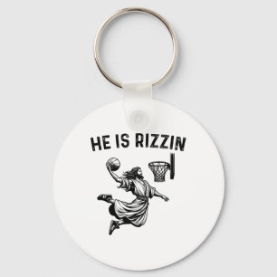 Llavero Es Rizzin Jesús Basketball Cristiano Religioso