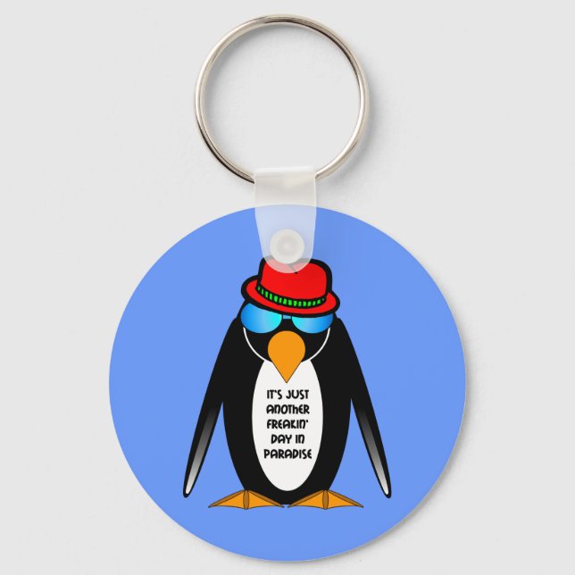 Llavero Es sólo otro día extraño en el paraíso (Anverso)