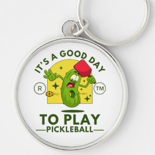 Llavero Es un buen día para jugar pickleball