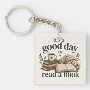 Llavero Es un buen día para leer un libro