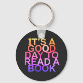 Llavero es un buen día para leer un libro