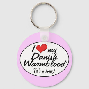 Llavero ¡Es un caballo! Amo mi Warmblood danés
