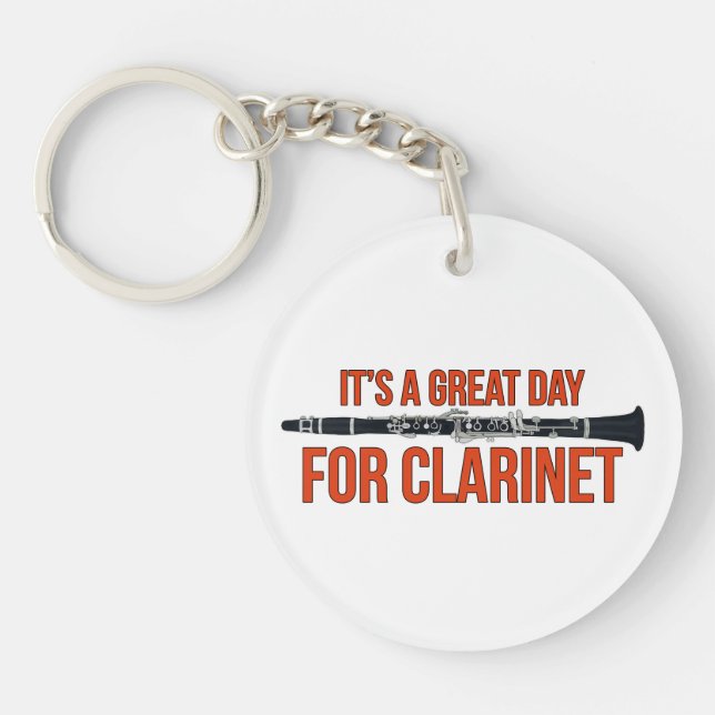 Llavero Es un gran día para el Clarinet (Frente)