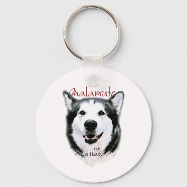 Llavero Es un Malamute (Anverso)