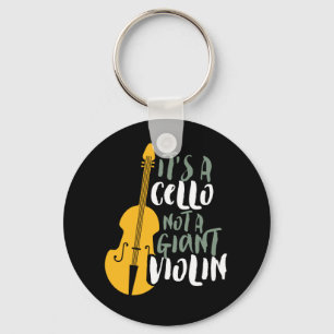 Llavero Es un músico cómico de violín Cello No Gigante