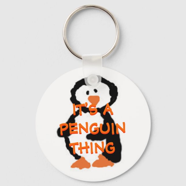 LLAVERO ES UN PENGUINO KEYCHAIN (Anverso)