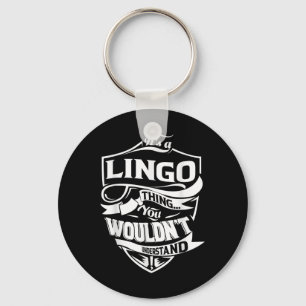 Llavero Es un regalo de cosas de Lingo
