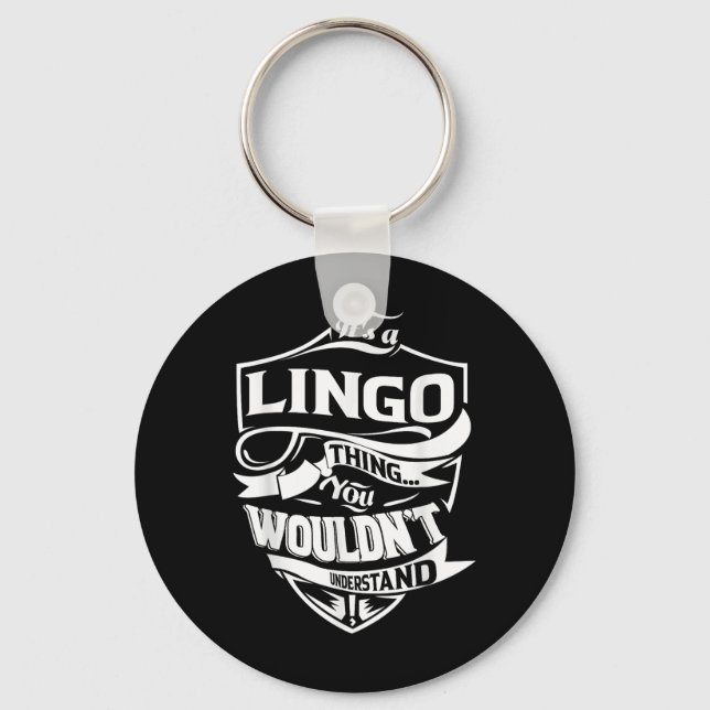 Llavero Es un regalo de cosas de Lingo (Anverso)