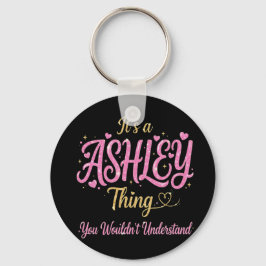 Llavero Es Una Cosa De Ashley Rosa Oro Regalo Para Mujeres