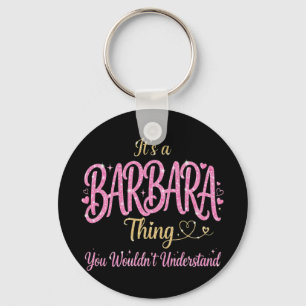 Llavero Es Una Cosa de Barbara Rosa Dorado Regalo para Muj