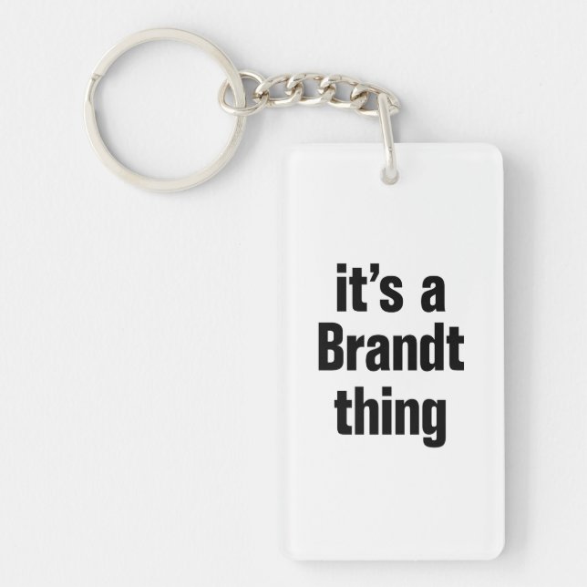 Llavero es una cosa de brandt (Frente)