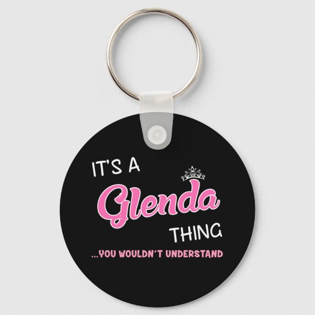 Llavero Es una cosa de Glenda que no entenderías (Anverso)