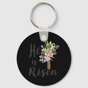 Llavero Es Vintage De Risen Floral Cross Feliz Pascua 2024