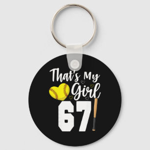 Llavero Esa es mi chica número #67 Softll número 67