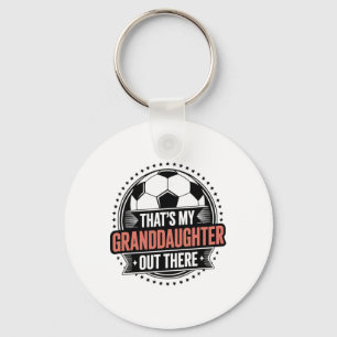 Llavero Esa es mi nieta ahí fuera Fútbol Abuela G