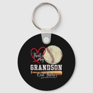 Llavero Esa es mi nieto ahí fuera, abuela de béisbol.