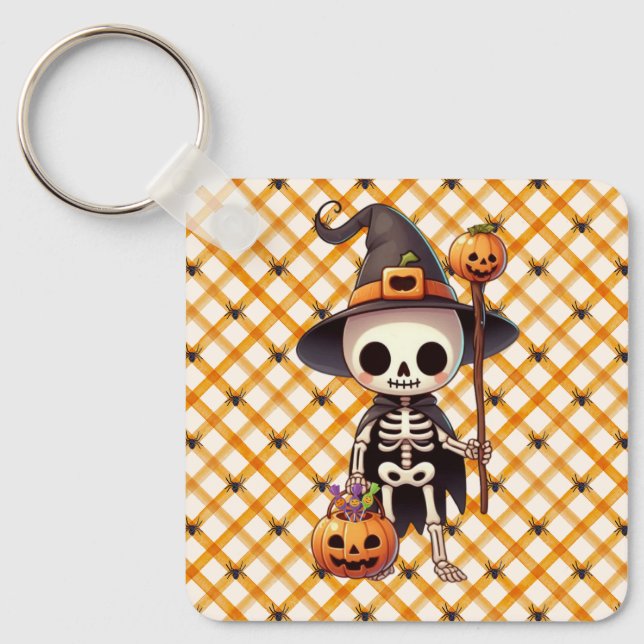 Llavero Esbozo de Halloween delicioso (Anverso)