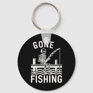 Llavero Esbozo de pesca de larga duración divertida pesca 