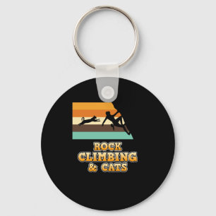 Llavero Escalada De Rocas Y Gatos Montaña Climber Lover Gr