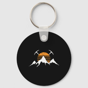 Llavero Escalada en hielo en montaña retro Bouldering 