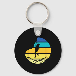 Llavero Escalador De Montaña Boulder Deportes Hobby Retro