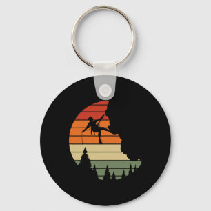 Llavero Escalador de montaña Retro Cliff Rock Climbing