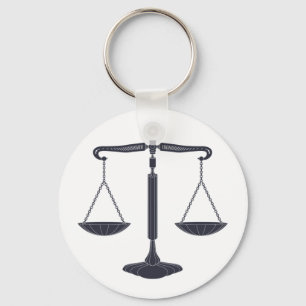 Llavero Escalas de justicia Ley