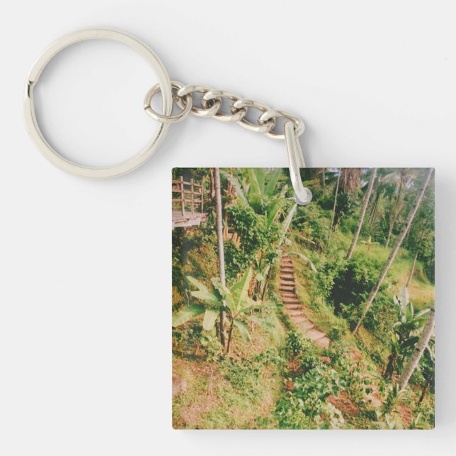 Llavero Escalera de bosques lluviosos de Bali (Frente)