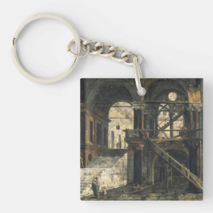 Llavero Escalera en una casa del renacimiento, c.1741-42