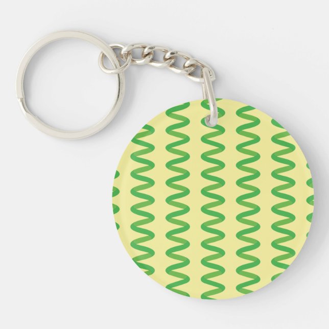 Llavero Escandalosa espirulina Acrílica Keychain (Frente)