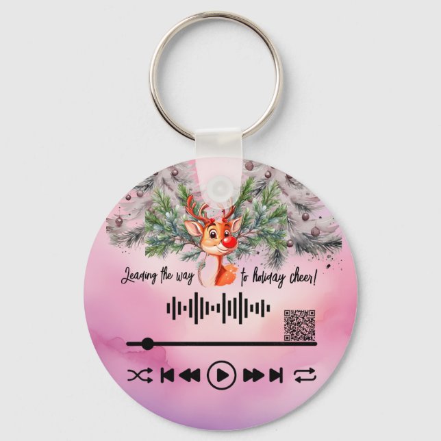 Llavero Escanear la cadena de claves de Rudolph (Anverso)