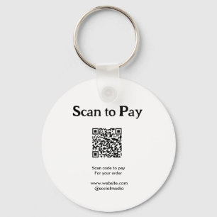 Llavero Escanear para pagar por código QR de pedido añadir