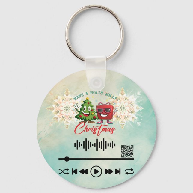 Llavero Escaneo para video , " A Jolly Holly " (Reverso )
