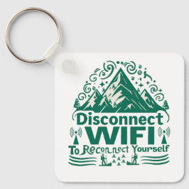 Llavero Escapar de la conexión digital con la naturaleza