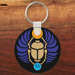 Llavero Escarabajo Alado Egipcio Colores Personalizables