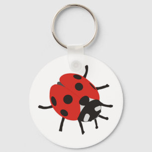 Llavero Escarabajo de suerte, mariquita