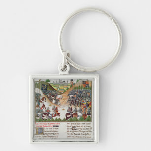 Llavero Escena de batalla f.183 del franco 2691, por Jehan