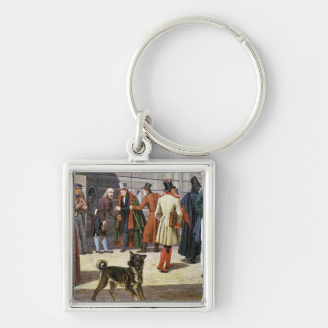 Llavero Escena de la calle en Estocolmo (Frente)