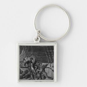 Llavero Escena 'de la escarcha del Mariner antiguo