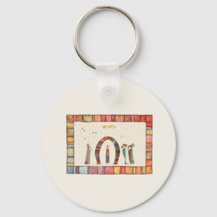 Llavero Escena de la natividad Keychain Ceramic Ball Ch