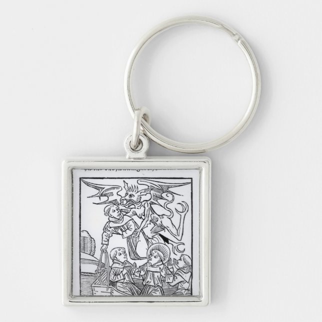 Llavero Escena 'de la navegación de St. Brendan (Frente)