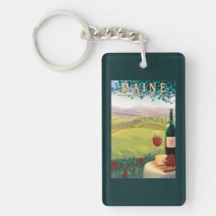 Llavero Escena de MaineWine Country