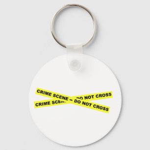 Llavero Escena del crimen - no cruce