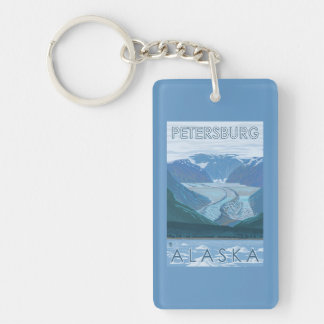 Llavero Escena del glaciar - Petersburgo, Alaska