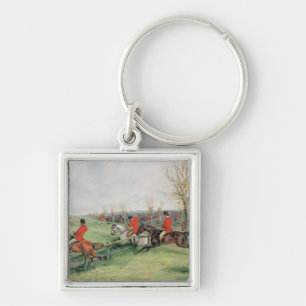 Llavero Escena que se divierte, siglo XIX