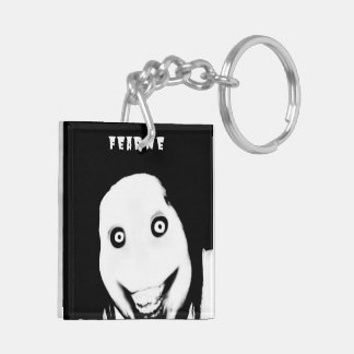 Llavero Escepticismo en Internet Horror Glitch Face Keycha
