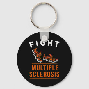 Llavero Esclerosis múltiple Ms Awareness Warrior Ribbon 1