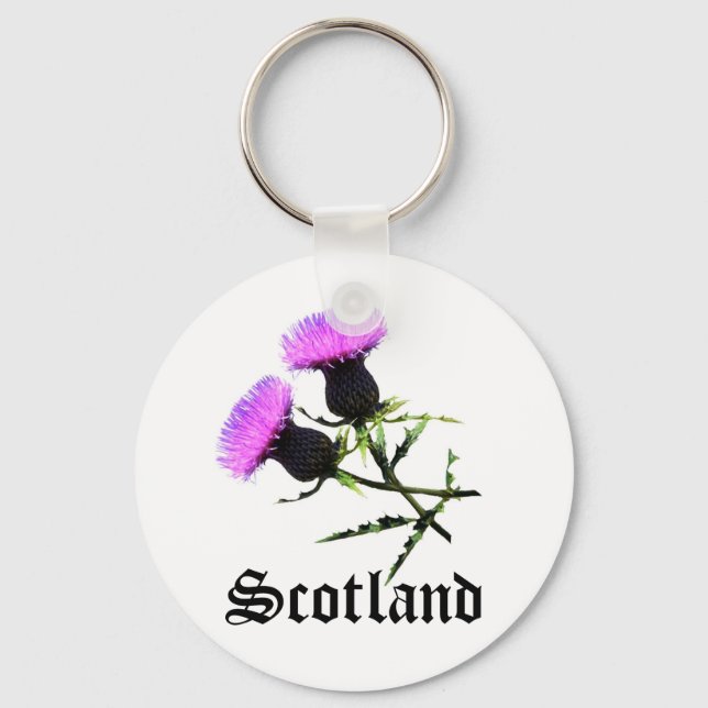 Llavero Escocia, cardo (Anverso)